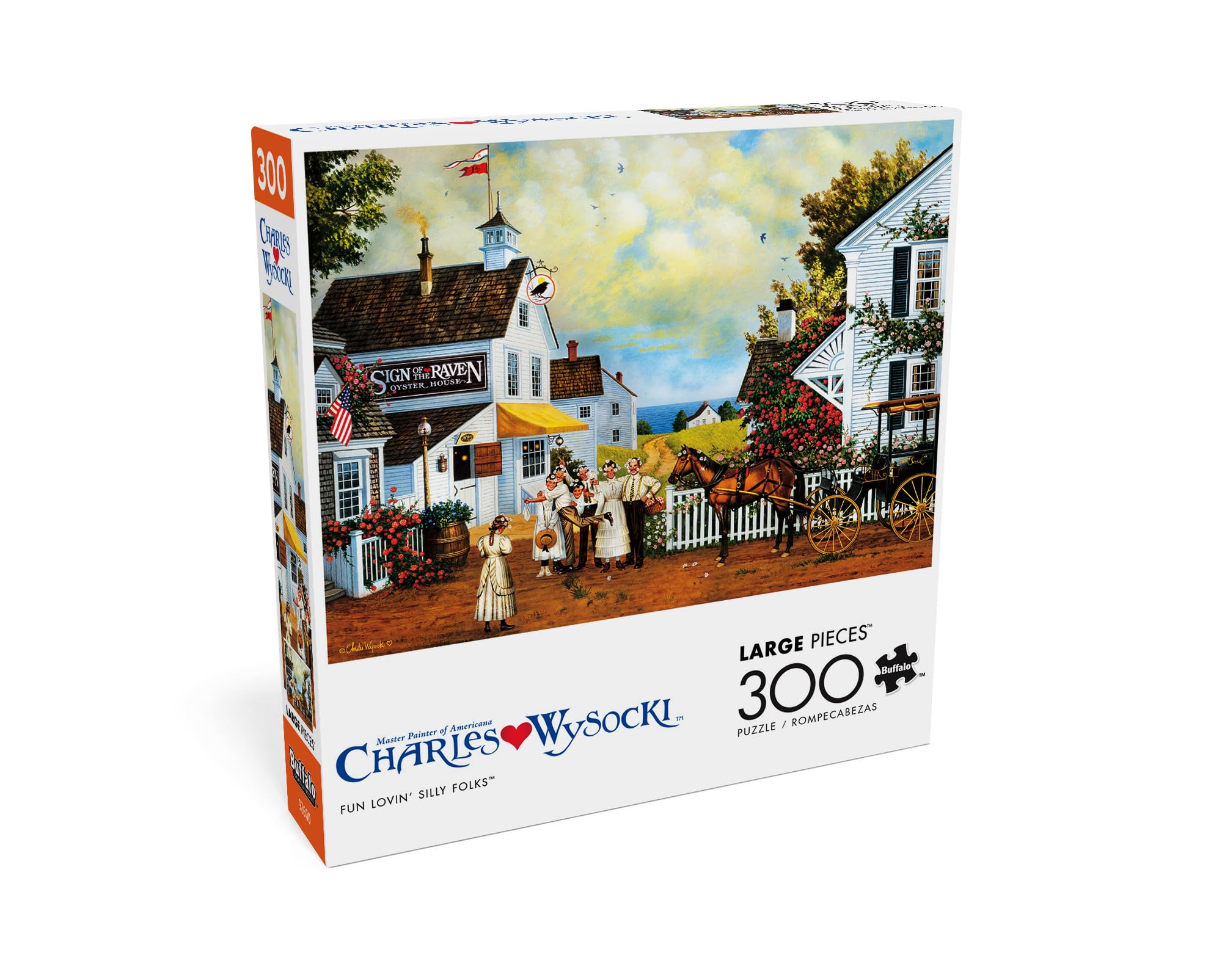 Amazon.com: Buffalo Games Charles Wysocki - Fun Lovin' Silly Folks